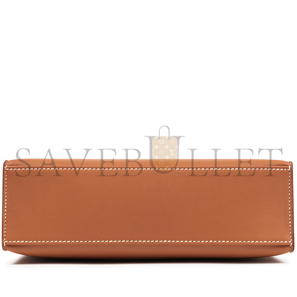 HERMÈS MASTER GOLD SWIFT KELLY POCHETTE GOLD HARDWARE (22*14*7cm) 